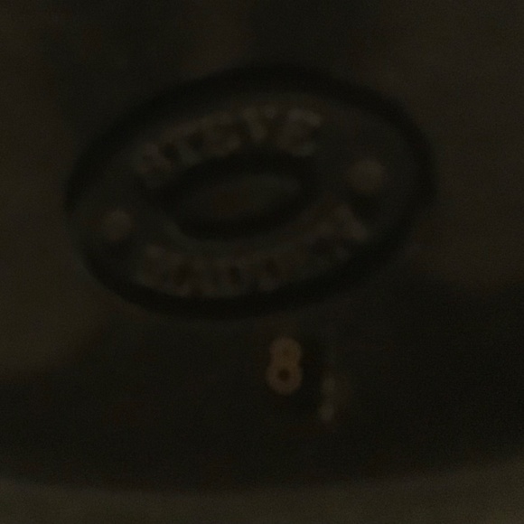 Steve Madden Brown Leather Lace Up Boots 8M - Picture 7 of 7